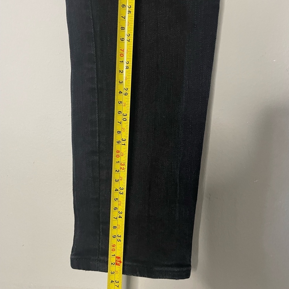Zara Black Jeans with Purple Floral Design - Picture 9 of 11